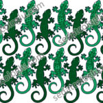 Lizards. Wallpaper, gift wrapping paper, decorative paper, backing for web, used as background for label. The color and size of the vector drawings may vary.