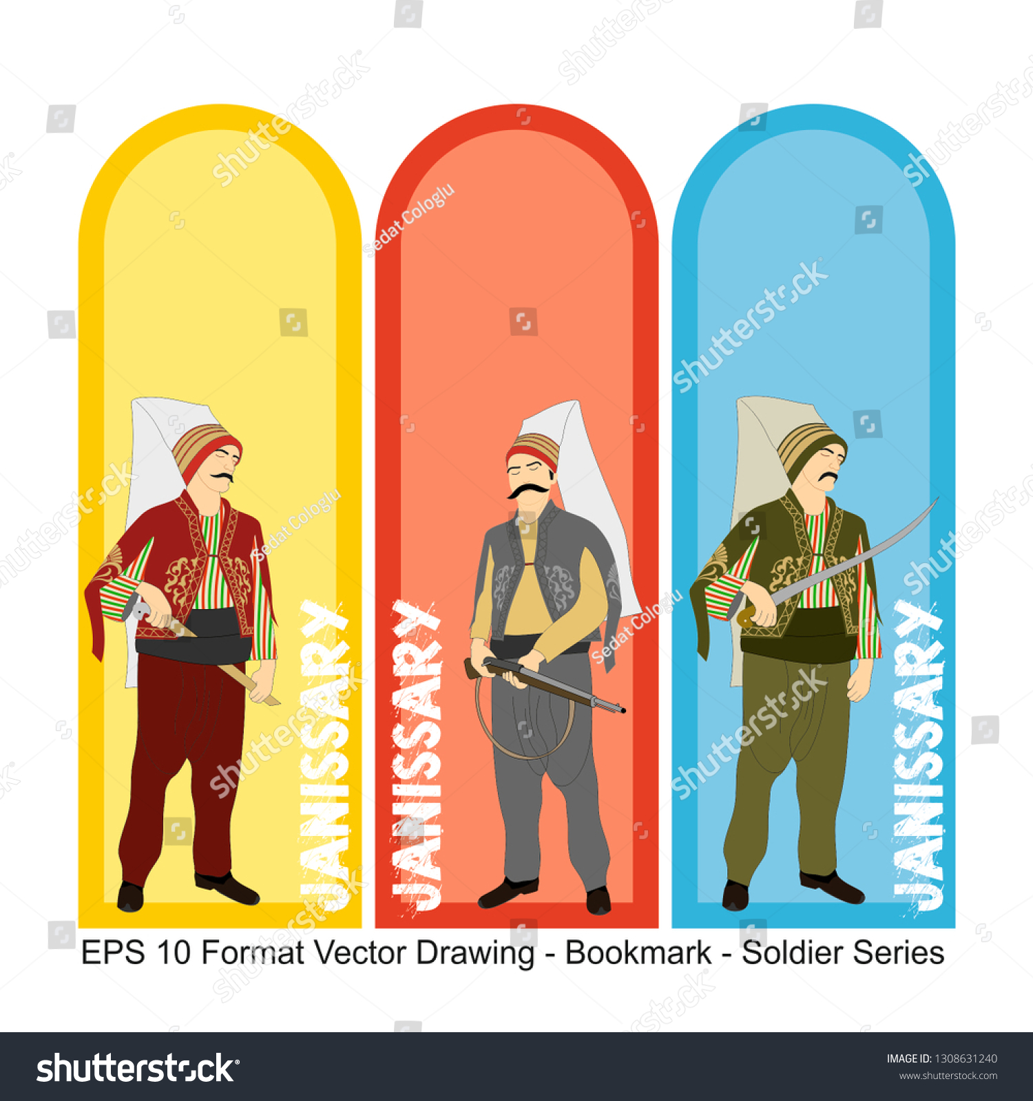 stock-vector-vector-set-of-ornate-vertical-bookmark-cards-in-ottoman-army-style-it-can-be-used-as-wall-board-1308631240